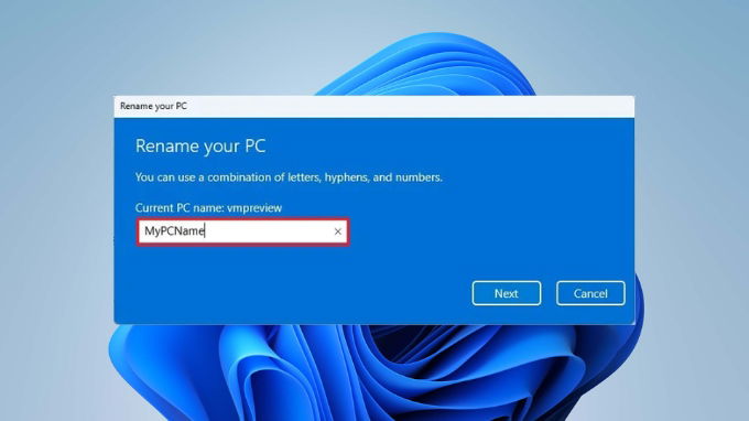 Thay đổi tên máy tính Win 11 bằng Settings