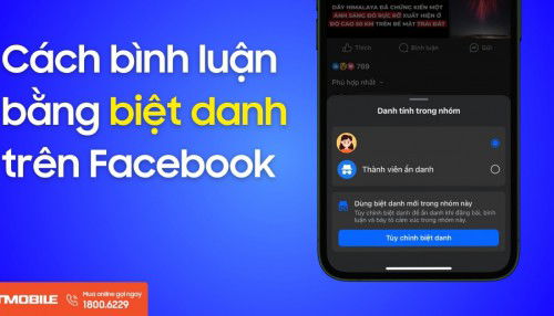 Hướng dẫn cách bình luận bằng biệt danh trên Facebook cực vui và thú vị!