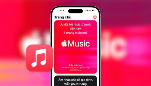 Cách nhận 6 tháng Apple Music miễn phí mà bạn không nên bỏ qua!