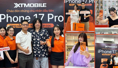 Rộn ràng không khí mở bán iPhone 17 tại XTmobile: Thu hút nhiều KOL, KOC ghé thăm!