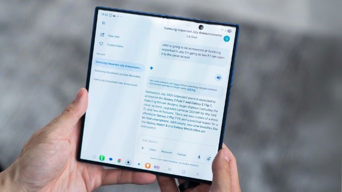 Tổng quan cấu hình Samsung Galaxy Z Fold 7