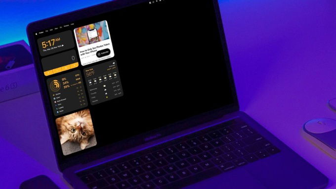Widget trên MacBook là gì?