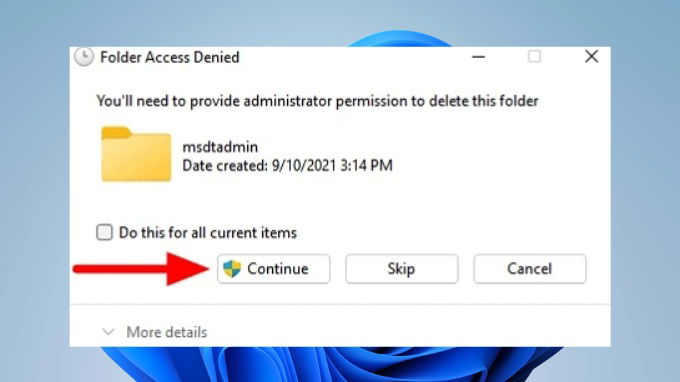 Xóa tệp tạm thời bằng File Explorer