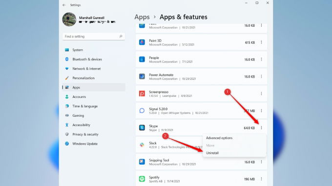 Cách xóa ứng dụng trên Win 11 bằng Settings