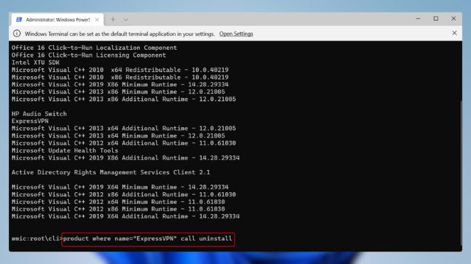 Cách gỡ ứng dụng trên máy tính Win 11 bằng Command Prompt