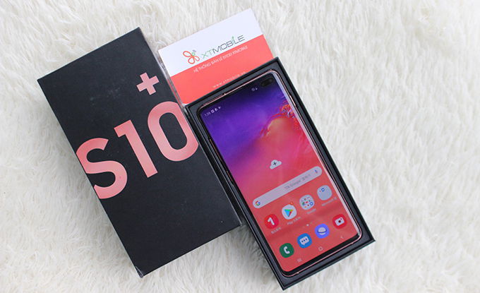 Galaxy s10 128GB Plus tích hợp camera selfie kép ấn tượng