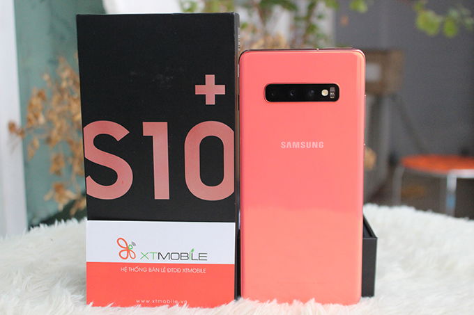 Samsung S10 Plus 128GB Hồng hạc có thể đáp ứng tốt các nhu cầu xem phim, giải trí