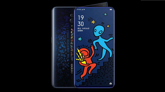 , Oppo Reno Inspiration sẽ đi kèm với nhiều nhãn dán với các họa tiết về dải ngân hà 