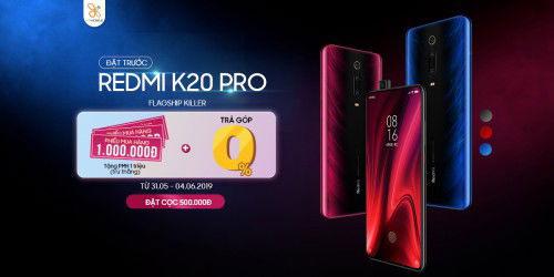 Đặt trước Redmi K20 Pro giảm ngay 1 triệu đồng tại XTmobile