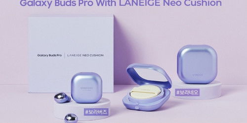 Galaxy Buds Pro có thêm phiên bản đặc biệt hợp tác với thương hiệu mỹ phẩm Laneige Cushion