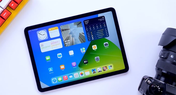 Màn hình iPad Air 5 256GB có kích thước 10,9 inch