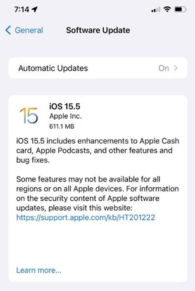 Toàn bộ tính năng mới của iOS 15.5 và iPadOS 15.5 