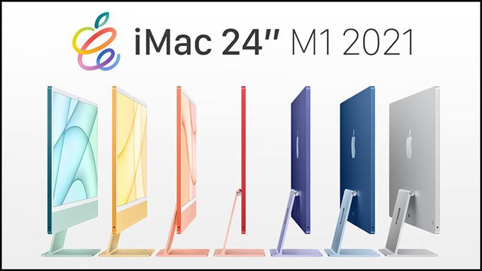 iMac 24 2021 M1 8-Core CPU 8-Core GPU 8GB 512GB siêu rẻ