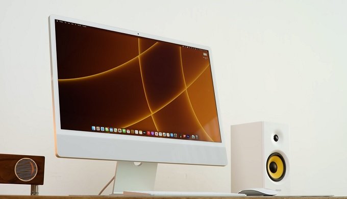 Màn hình iMac 24 2021 M1 8-Core CPU 8-Core GPU 16GB 256GB Retina sắc nét 