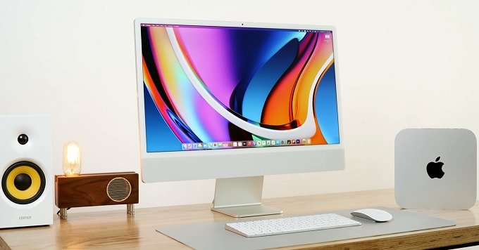 Thiết kế iMac 24 2021 M1 8-Core CPU 8-Core GPU 16GB 256GB hoàn toàn mới