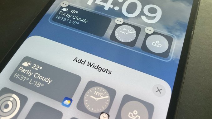 Xóa widget trên iPhone 14 Pro để hạn chế tình trạng nóng máy