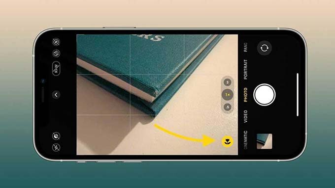 Chỉnh camera iPhone 14 Pro Max sang chế độ chụp ảnh Macro