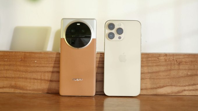 iPhone 14 Pro Max và OPPO Find X6 Pro có ngoại hình hoàn toàn khác biệt