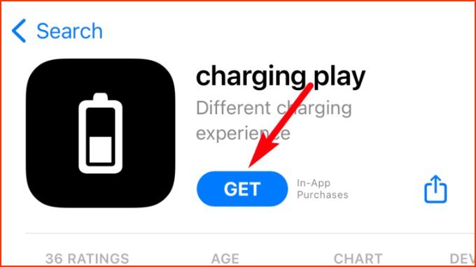 Tải app Charging Play để kiểm tra số lần sạc pin iPhone