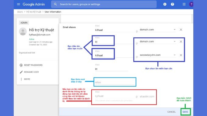 Cách sử dụng Gmail Alias