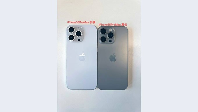 iPhone 16 Pro Max có kích thước lớn hơn iPhone 15 Pro Max