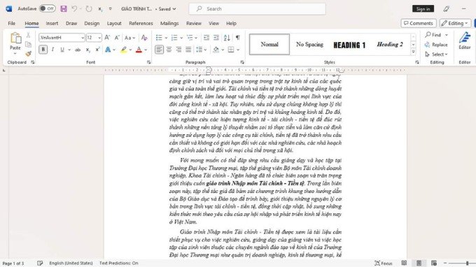 Bước 4 chuyển file PDF sang Word bằng Microsoft Word