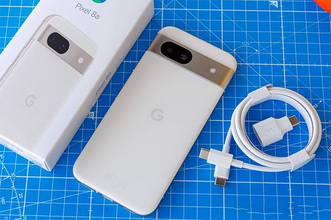 Pixel 8a 256GB: Thiết kế nhỏ gọn