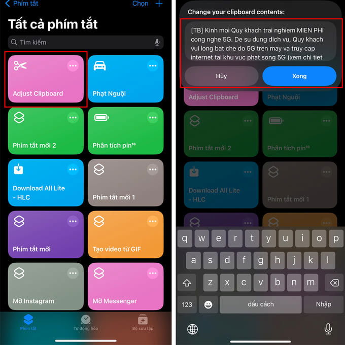 Cách sử dụng Clipboard trên iPhone