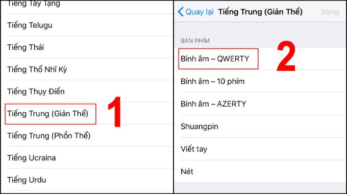 Cách cài bàn phím Trung Quốc trên iPhone, iPad