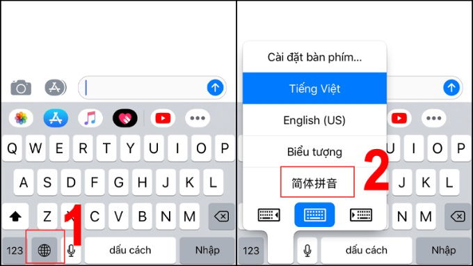 Cách cài bàn phím Trung Quốc trên iPhone, iPad