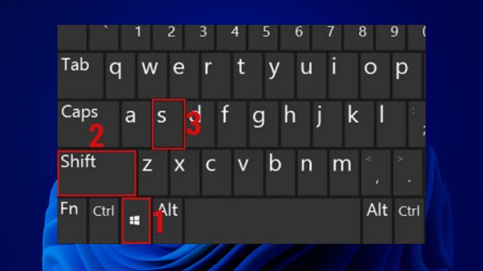 Chụp màn hình laptop win 11 với phím tắt Alt + Prt sc