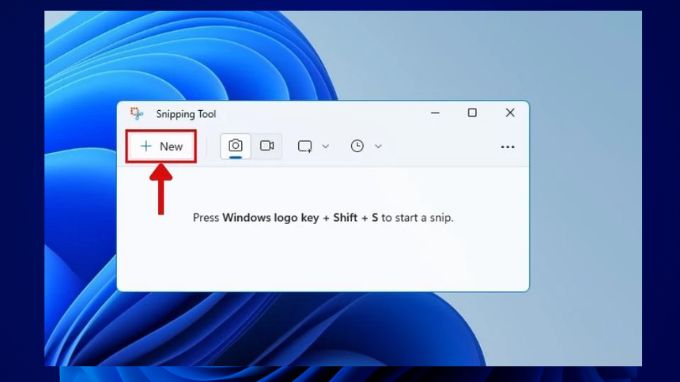 Các chế độ chụp màn hình Snipping tool