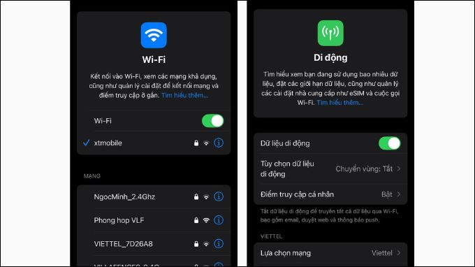 Kiểm tra kết nối Wifi khi iMessage bị lỗi