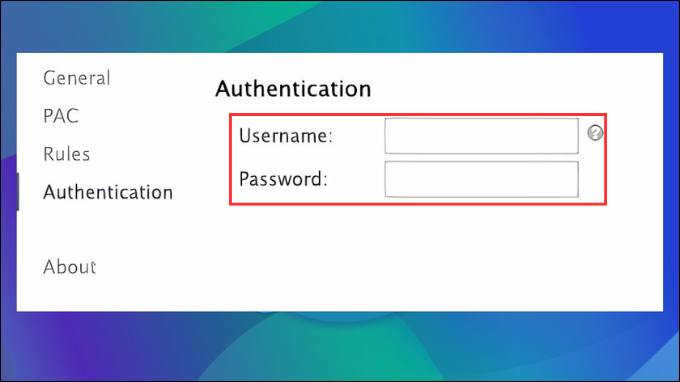 Nhập mật khẩu Proxy để đăng nhập