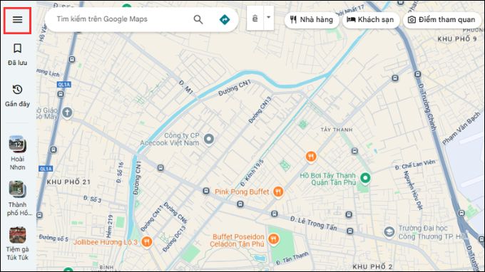 Cách xem lại những nơi đã đi qua trên Google Maps máy tính