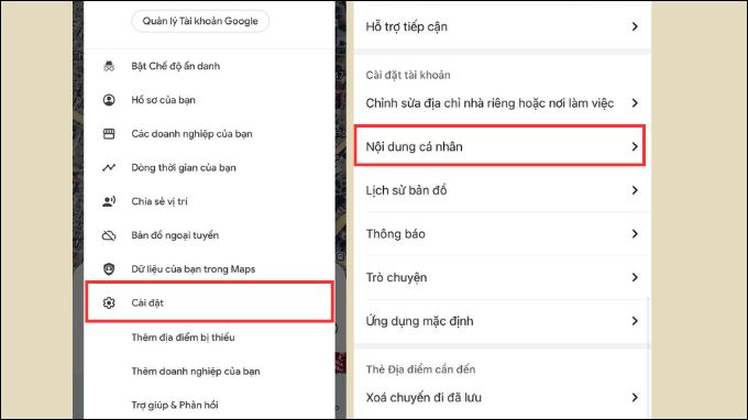 Cách bật tính năng lưu vị trí trên Google Maps