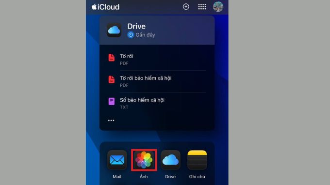Cách tải ảnh từ iCloud về iPhone bằng iCloud.com