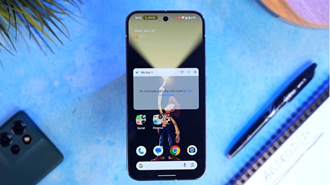Giao diện của Android 16