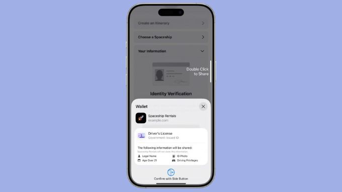 Hỗ trợ xác thực danh tính bằng ví Apple Wallet