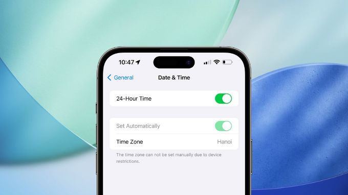 Kiểm tra cài đặt ngày và giờ trên iPhone