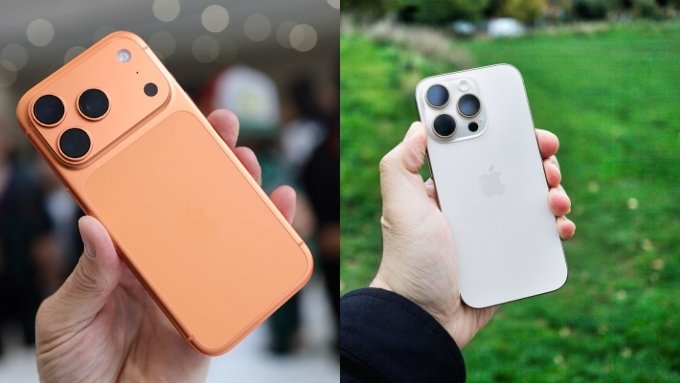 So sánh iPhone 17 Pro và iPhone 16 Pro về thiết kế
