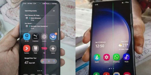 Nhiều người dùng Galaxy S23 và S23 Ultra gặp lỗi sọc màn hình