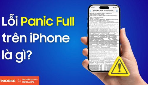 Lỗi Panic Full iPhone là gì? Nguyên nhân và cách khắc phục hiệu quả