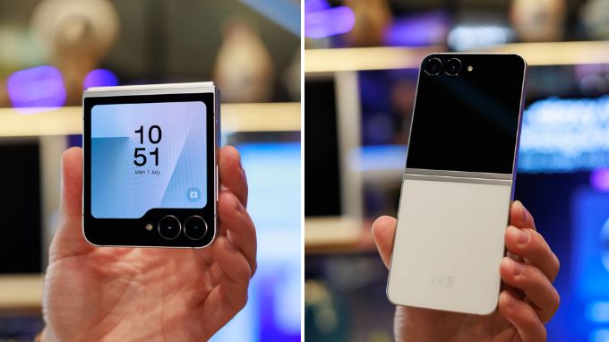 Trên tay thiết kế của Galaxy Z Flip 7 FE