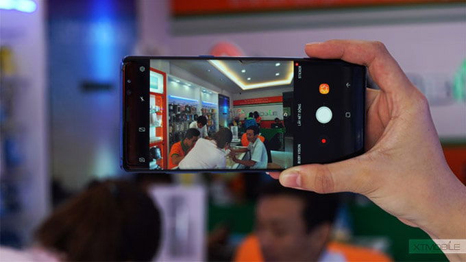 Camera trên Note 8 cho khả năng xóa phông rất tuyệt vời