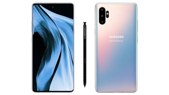 Thiết kế mới của Galaxy Note 10