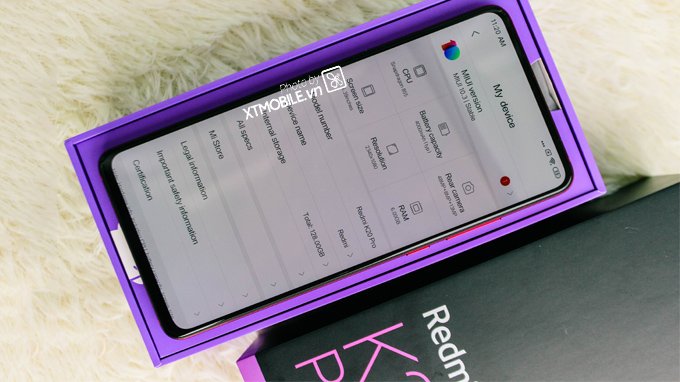 Redmi K20 Pro được trang bị cấu hình mạnh mẽ với chip xử lý Snapdragon 855 cao cấp của Qualcomm