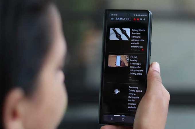 Galaxy Z Fold 4 lộ ảnh cho thấy sự cải tiến màn hình mới năm 2022