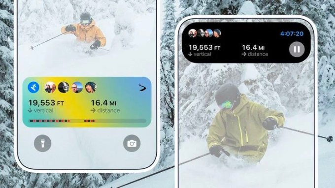 Ứng dụng trượt tuyết, trượt ván Slopes trên iPhone 14 Pro