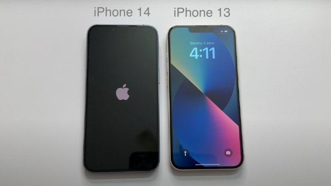 iPhone 13 khởi động nhanh hơn iPhone 14 một chút